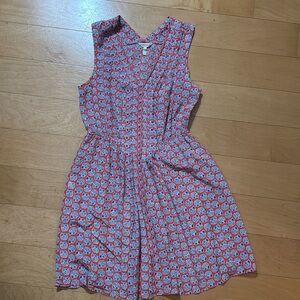 Rebecca Taylor Red Pattern Dress
